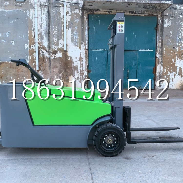 石阡县小型电动叉车1吨2吨步行站驾式电瓶堆高充电装卸车液压升降车铲车