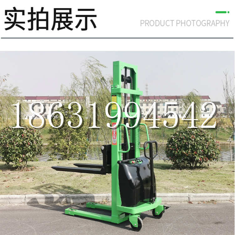 石阡县电动叉车堆高车液压铲车电瓶1吨2吨站驾步行式小型全自动叉车